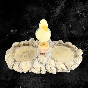 1980s Beachcombers Resin Seagull Votive Candle Tea light Holder Figural Decor